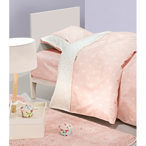 Duvet cover single 163x225 Guy Laroche Heaven Pink