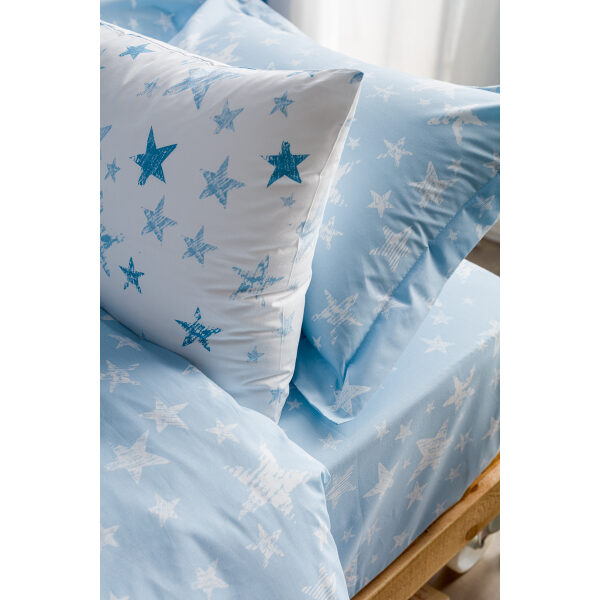 Pillowcase set 52x72 Galaxy White Light Blue