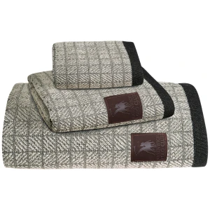 Set of towels 3pcs Greenwich Polo Club 2649 Black Ecru