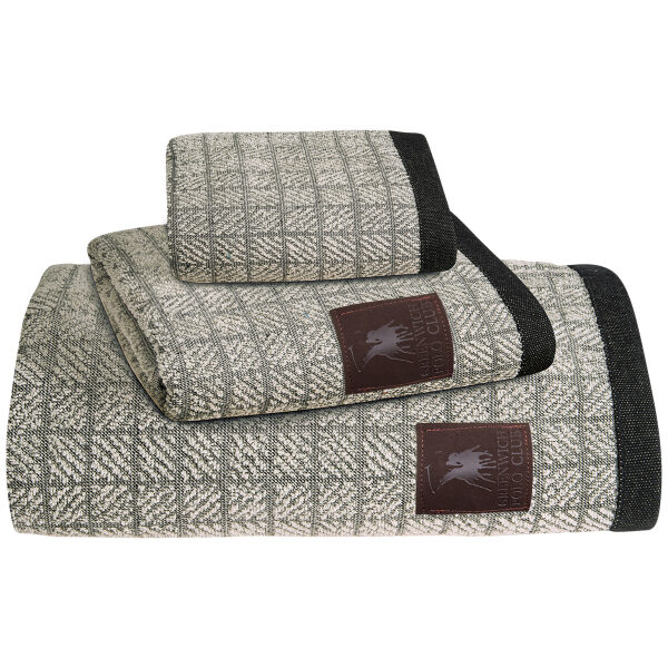 Set of towels 3pcs Greenwich Polo Club 2649 Black Ecru