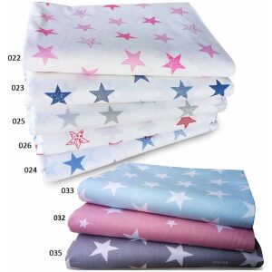 Bed sheets set 160x240 Dim Stars White Light blue