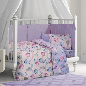 Baby linen set Greenwich Polo Club 2935 Ecru Lilac