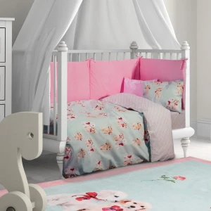 Baby linen set Greenwich Polo Club 8801 Mint Pink