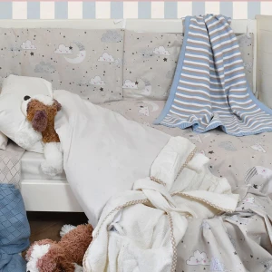 Set of baby sheets Homeline Nexttoo 3157 Beige