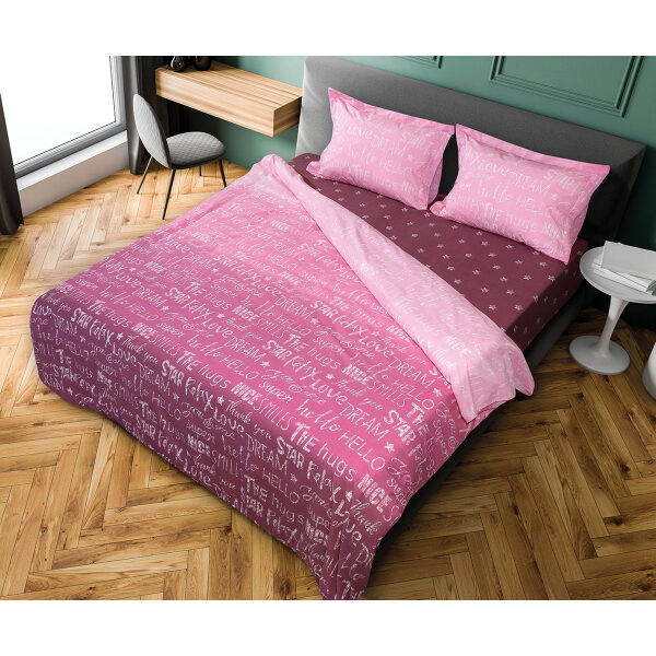Σετ σεντόνια μονά Beauty Home Protea Art 1826 Εμπριμέ