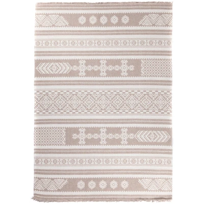 Βαμβακερό Χαλί Casa Cotton 22095 Beige Royal Carpet