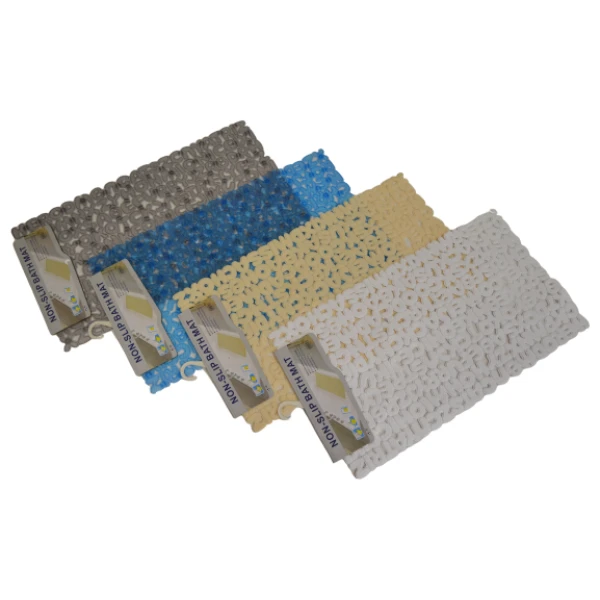 Bath mat with suction cups Letters