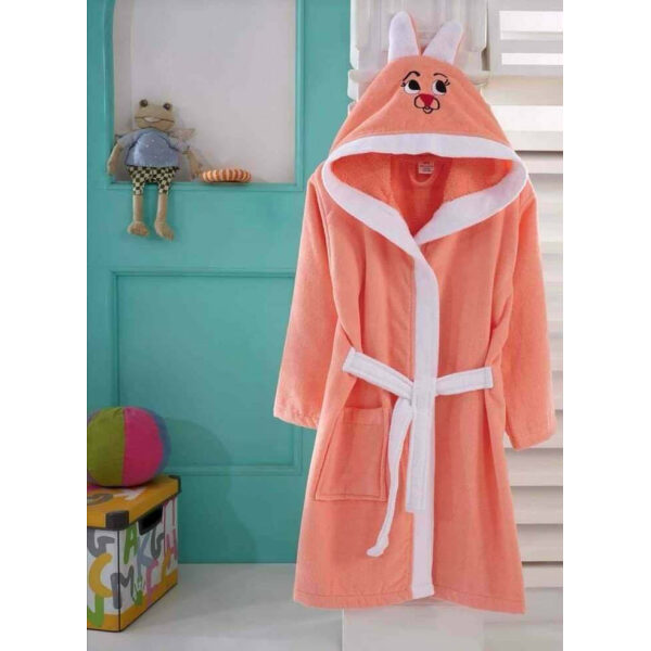 Baby bathrobe 1-2 years Orange