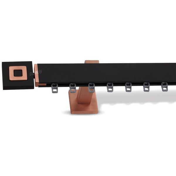 Metal curtain rod Virgin PF Domus Black Opaque Copper