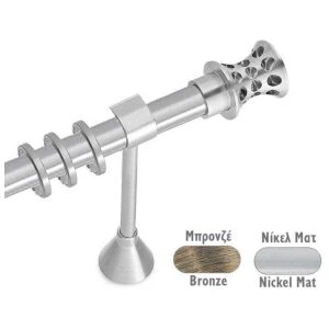 Metal curtain rod Φ25 Demo Alantin Bronze