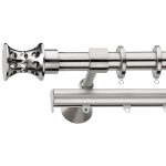 Metal curtain rod Φ25 Demo Alantin Nickel Matte