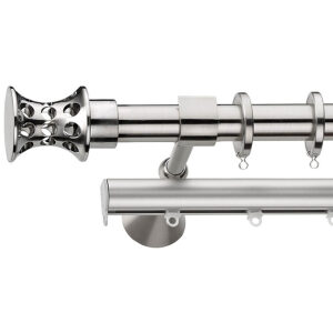 Metal curtain rod Φ25 Demo Alantin Nickel Matte
