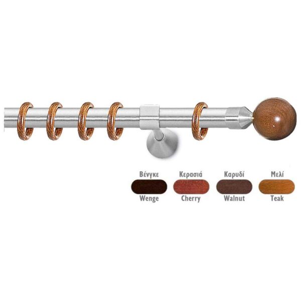 Metal curtain rod Φ25 Demo Bobo