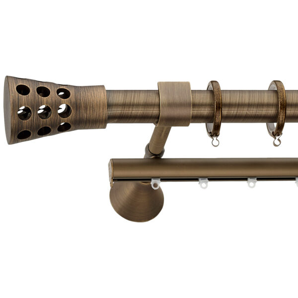Metal curtain rod Φ25 Demo Faro Bronze