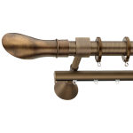 Metal curtain rod Φ25 Demo Ikaria Bronze