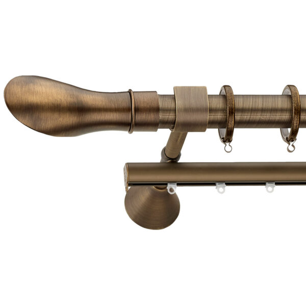 Metal curtain rod Φ25 Demo Ikaria Bronze