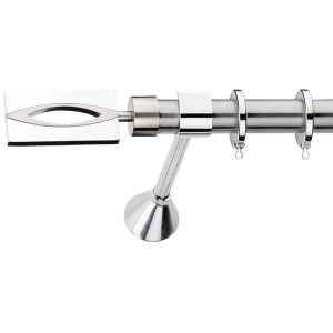 Metal curtain rod Φ25 Demo Imia Nickel Matte