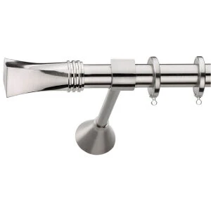 Metal curtain rod Φ25 Demo Nymfi Nickel Matte