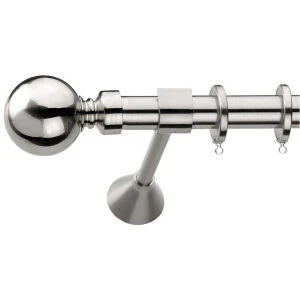 Metal curtain rod Φ25 Demo Olympos Nickel Matte