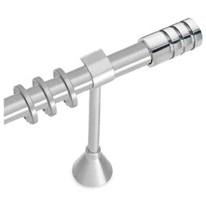 Metal curtain rod Φ25 Demo Porto Nickel Matte