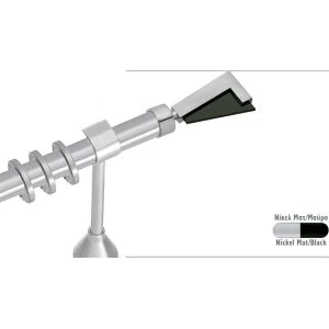 Metal curtain rod Φ30 Demo Blanco Nickel Matte Black
