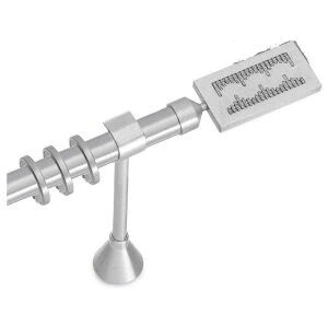 Metal curtain rod Φ30 Demo Parga Nickel Matte