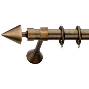 Metal curtain rod Φ30 Demo Pyramida Bronze
