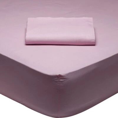 Sheet with elastic corner 120x200+35 Das Home 1012 Pink