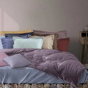 Pillowcase set 50x70+5 Das Home 1014 Bordeaux