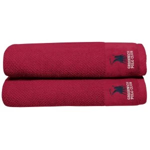 Set of towels 2pcs Greenwich Polo Club 2540 Red
