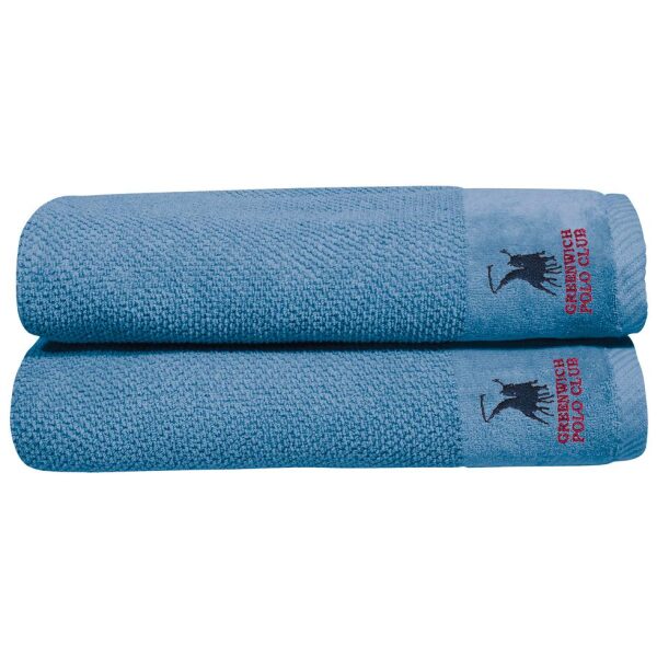 Set of towels 2pcs Greenwich Polo Club 2542 Light blue