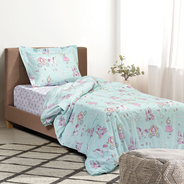 Bed sheet set Beauty Home Fay Art 6172 Mint Pink