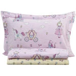 Bed sheet set Beauty Home Tale Art 6171 Pink Yellow