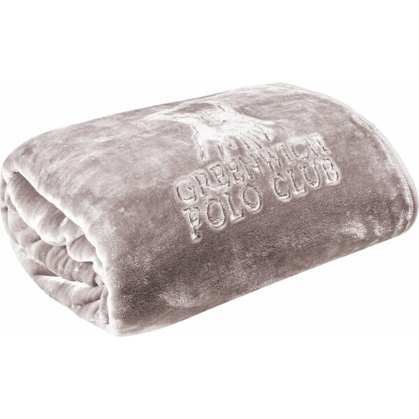 Blanket extra double velour 220x240 Greenwich Polo Club 2474 Grey