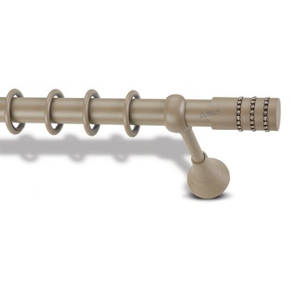 Metal curtain rod A5 Swarovski Φ25 Domus Pastel