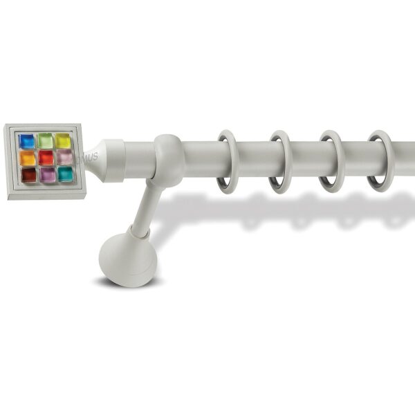 Metal curtain rod Apollon Φ25 Domus Pastel