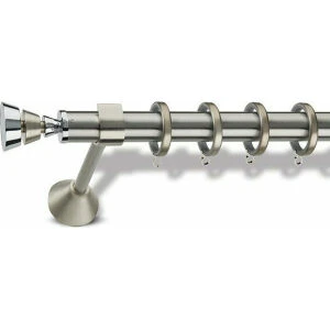 Metal curtain rod Ios Φ25 Domus Nickel Matt