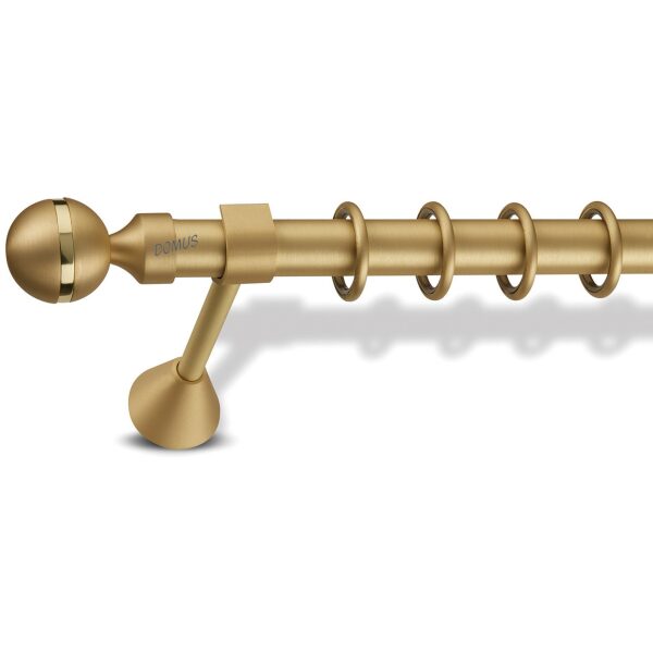 Metal curtain rod Vera Φ25 Domus Gold Matte Opaco