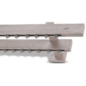 Metal curtain rod India PF Domus Silver