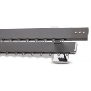 Metal curtain rod India PF Swarovski Domus Chrome