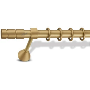 Metal curtain rod Lydia Φ25 Domus Matte Gold Opaco