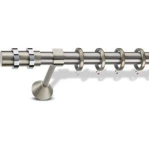 Metal curtain rod Oia Φ25 Domus Nickel Matt
