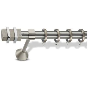 Metal curtain rod Sparta Φ25 Domus Nickel Matt