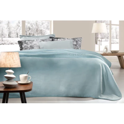 Ultra double velvet blanket Guy Laroche Smooth Indigo